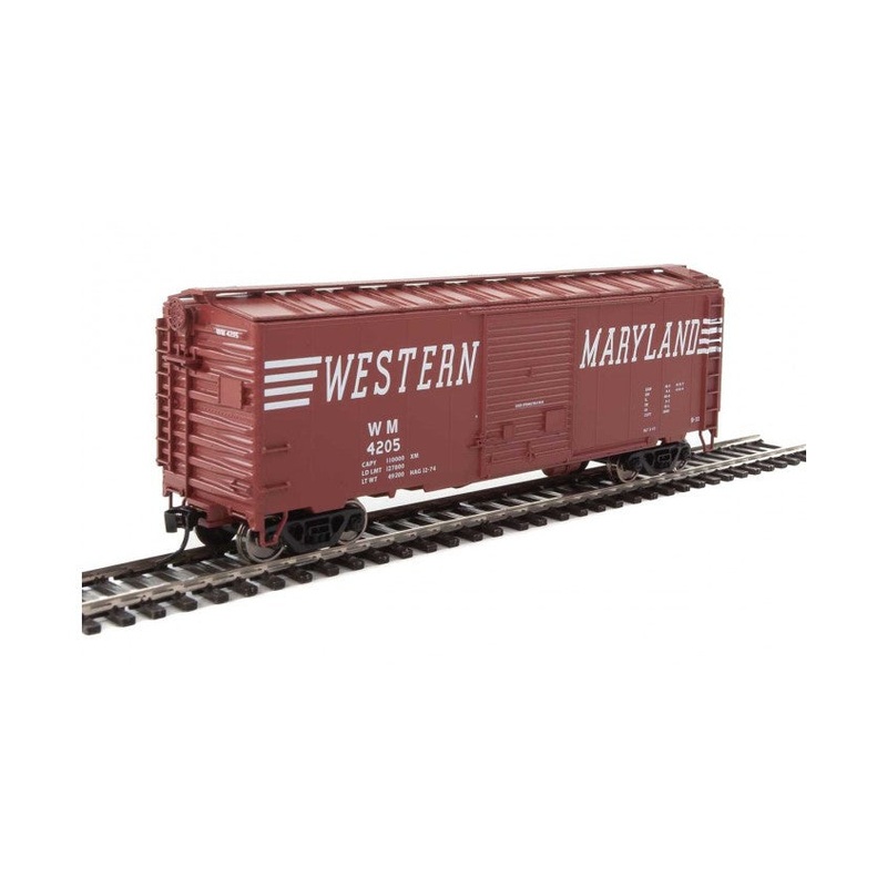 Walthers Mainline 910-2269 HOScale 40' AAR Boxcar Western Maryland WM 4205