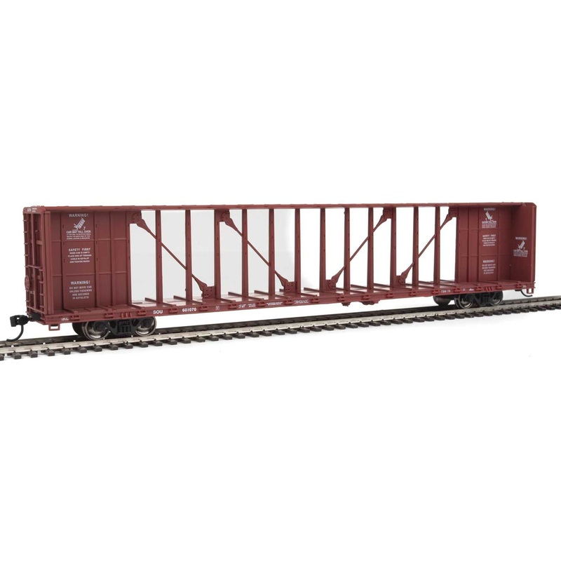 Walthers Mainline 910-4853 HO Scale 72' Centerbeam Flatcar Southern 601086