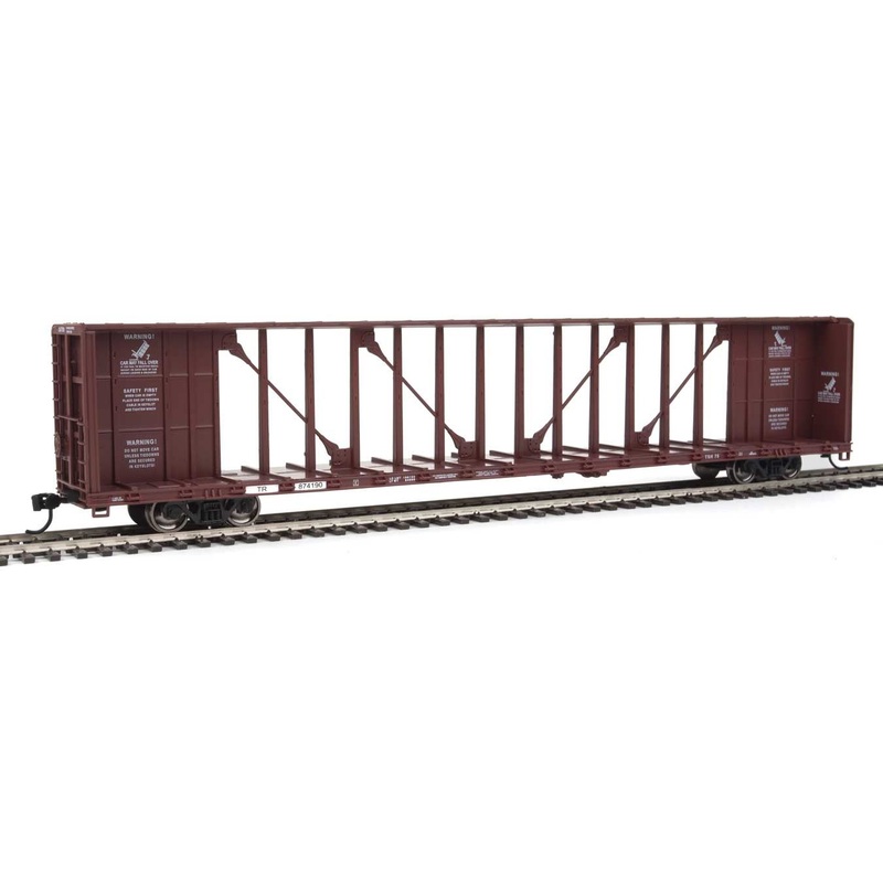 Walthers Mainline 910-4857 HO Scale 72' Centerbeam Flatcar Tomahawk Railway TR 874232