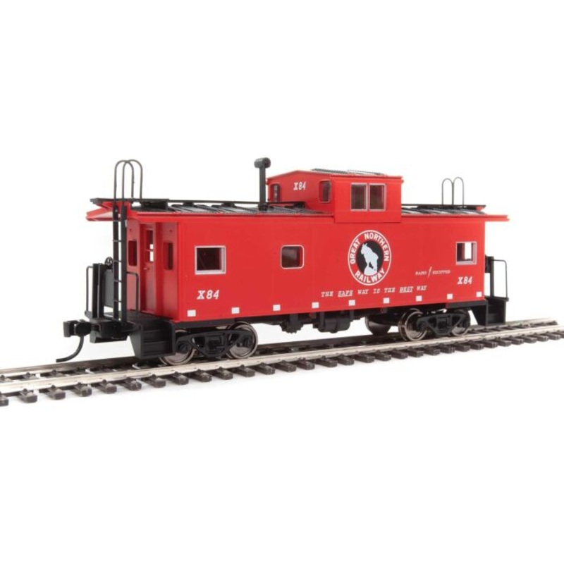 Walthers Mainline 910-8754 HO Scale Wide Vision Caboose Great Northern GN X84