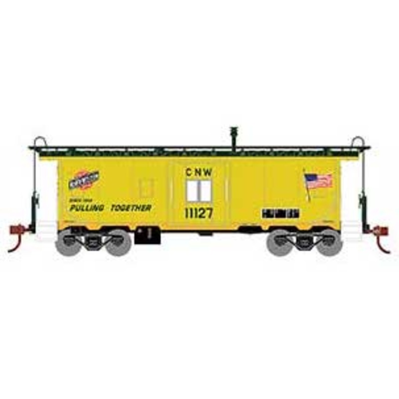 Athearn 90323 HO Scale Bay Window Caboose Chicago & NorthWestern CNW 11127