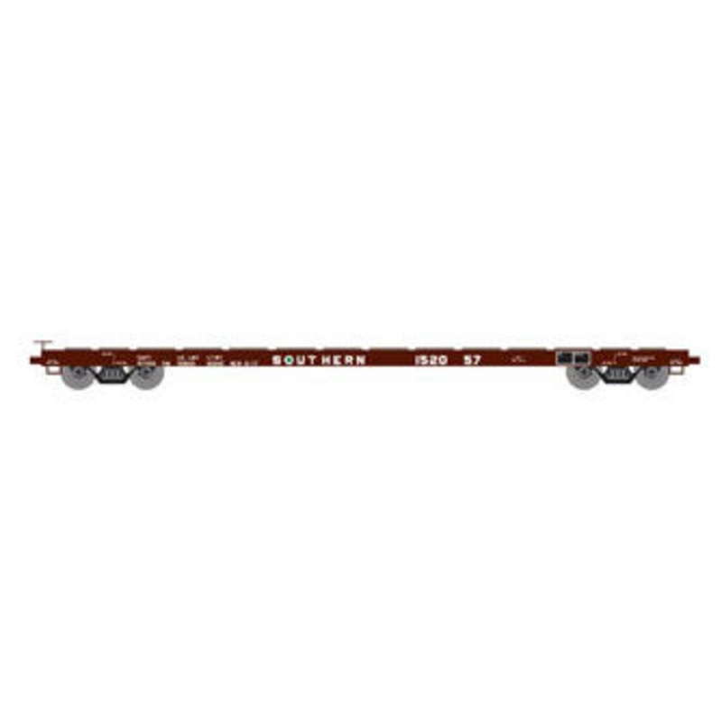 Athearn 92681 HO Scale 60' Flatcar Southern SOU 152057