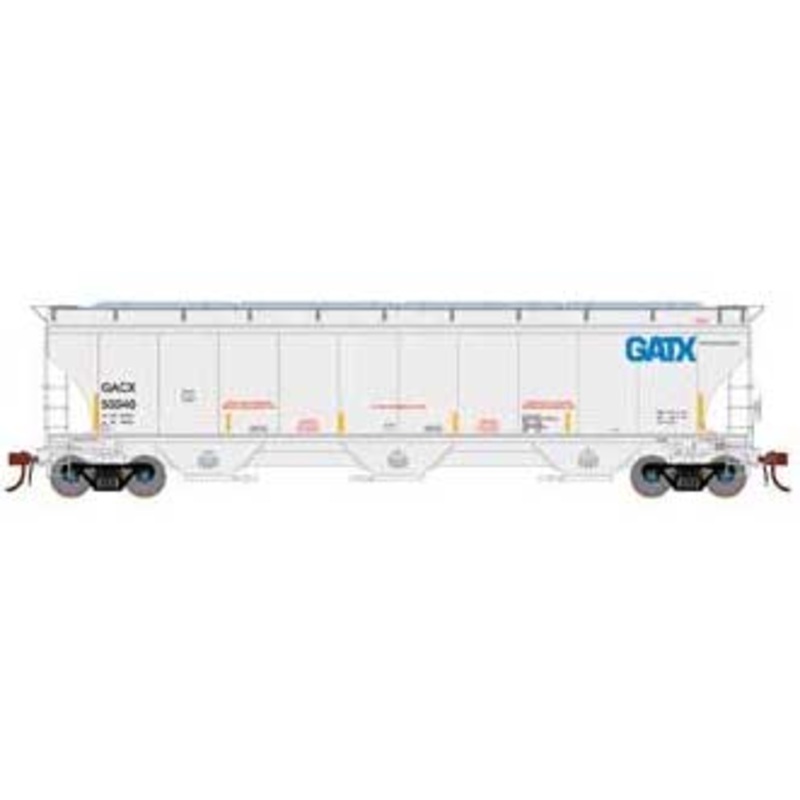 Athearn Genesis G89987 HO Scale Trinity 3 Bay Covered Hopper GATX/GACX 55940
