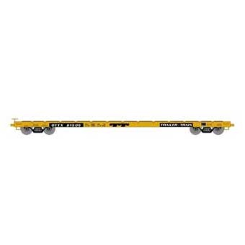 Athearn HO Scale 97067 60' Flatcar Trailer Train "Yellow" OTTX 91305