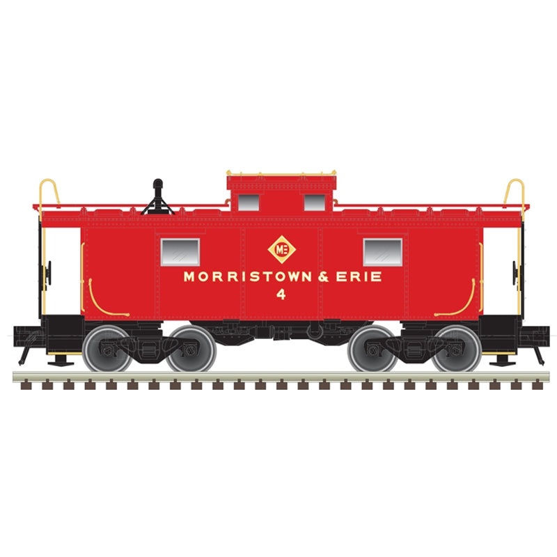 Atlas Master 20007008 HO Scale NE-6 Caboose Morristown and Erie M&E 4