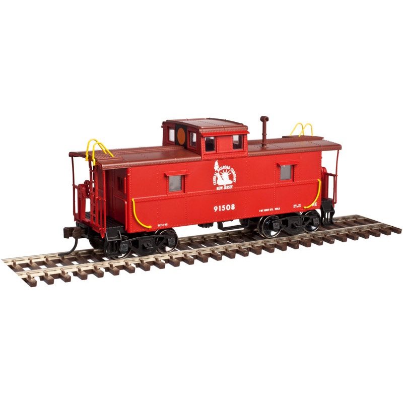 Atlas Trainman 20003682 HO Scale Center Cupola Steel Caboose Jersey Central CNJ 91508 - NOS