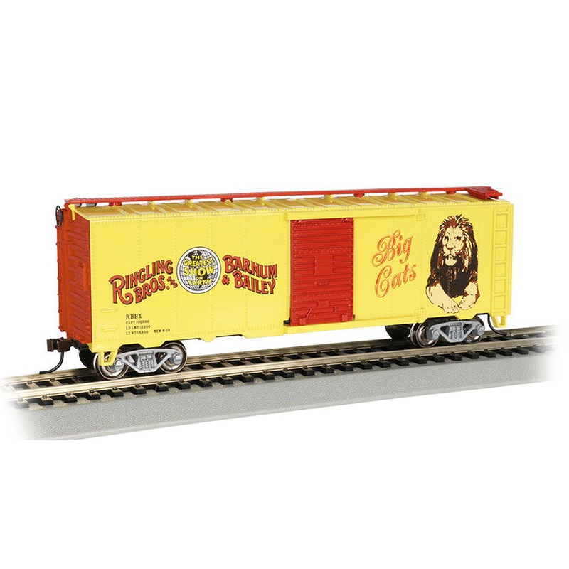 Bachmann 16612 HO Scale Boxcar with Lion Ringling Bros Barnum & Bailey Circus