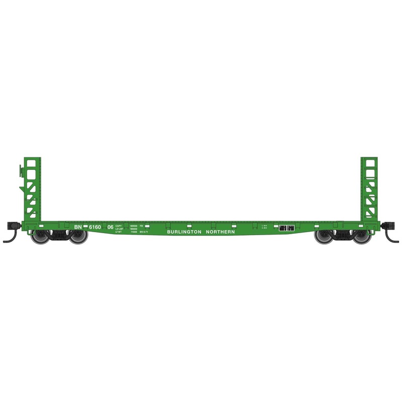 Walthers 910-5904 HO GSC Bulkhead Flatcar Burlington Northern BN 616006
