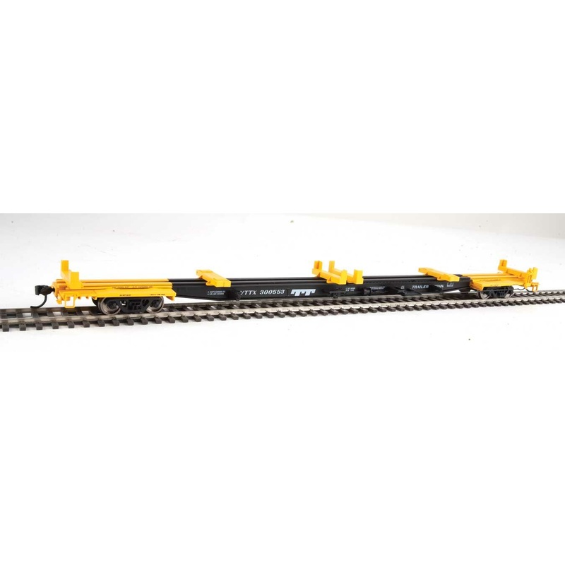 Walthers Mainline 910-5544 HO Scale G85 85' Flatcar Trailer Train VTTX 300553