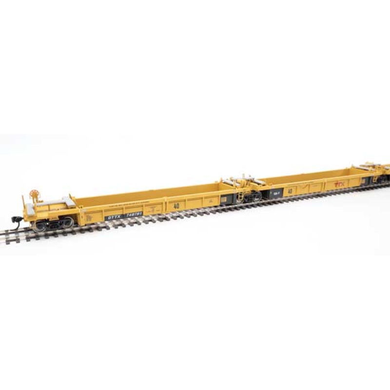 Walthers Mainline 910-55654 HO Scale 5-Unit Rebuilt 40' Well Car TTX DTTX 748781