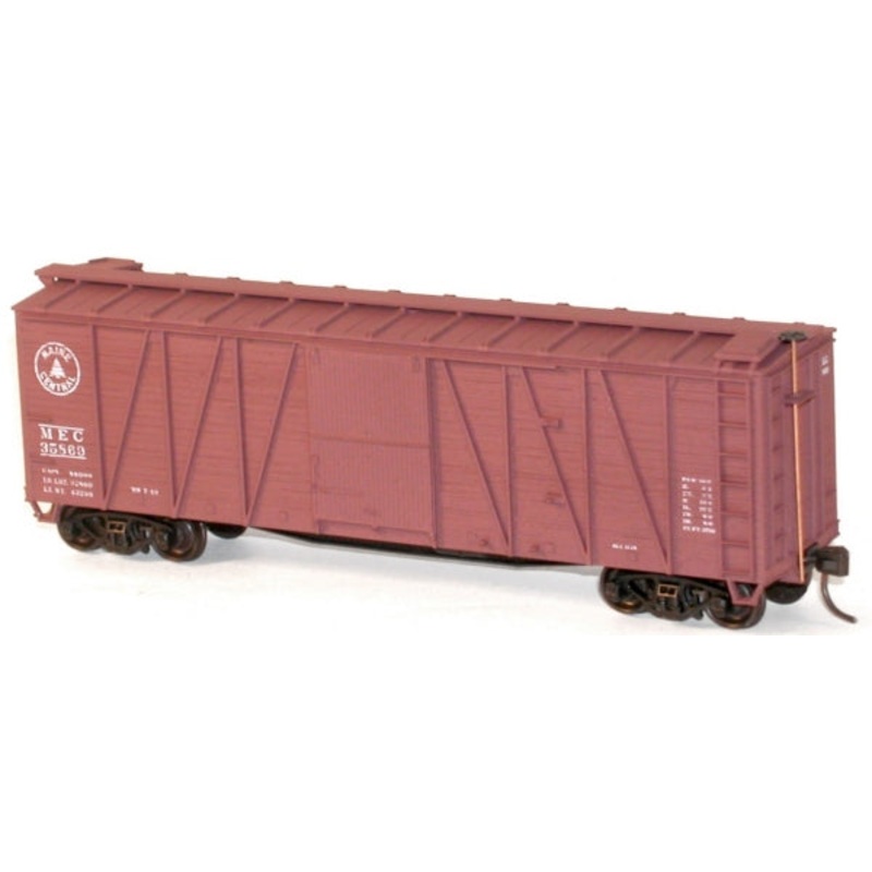 Accurail 41081 HO Scale 40' Outside Braced Boxcar Kit Maine Central MEC - NOS