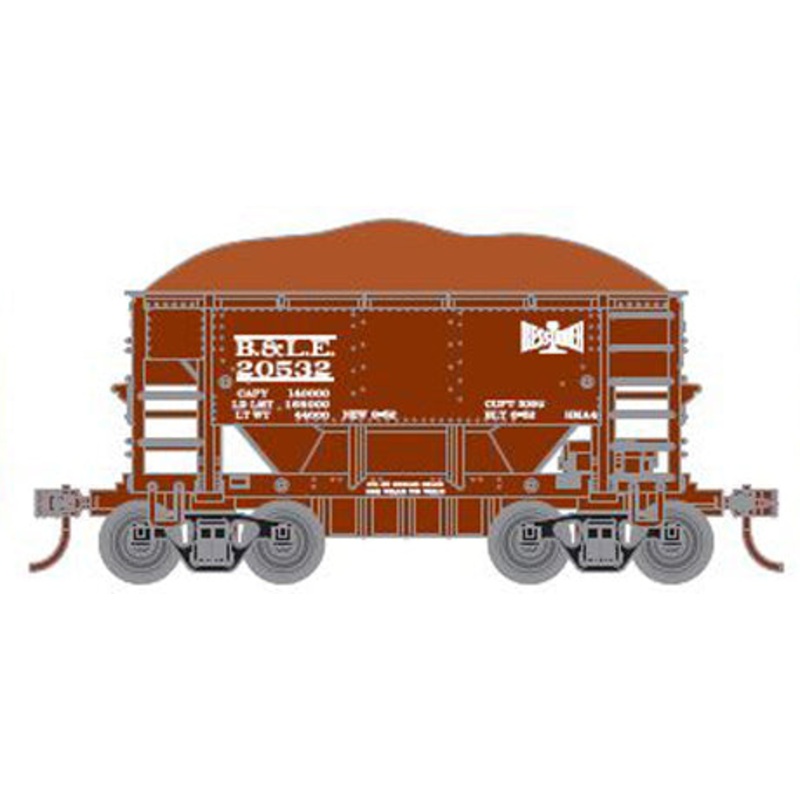 Athearn 87013 HO Scale 24' Ore Car 6 Pack Bessemer & Lake B #2 - NOS