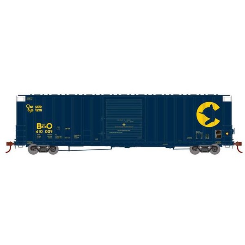 Athearn RTR 72831 HO Scale 60' ICC High Cube Boxcar Chessie System B&O 410009