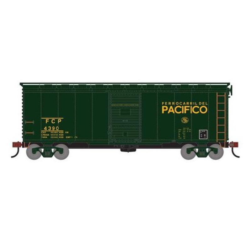 Athearn RTR 75347 HO Scale 40' Single Door Boxcar Ferrocarril FCP 4390