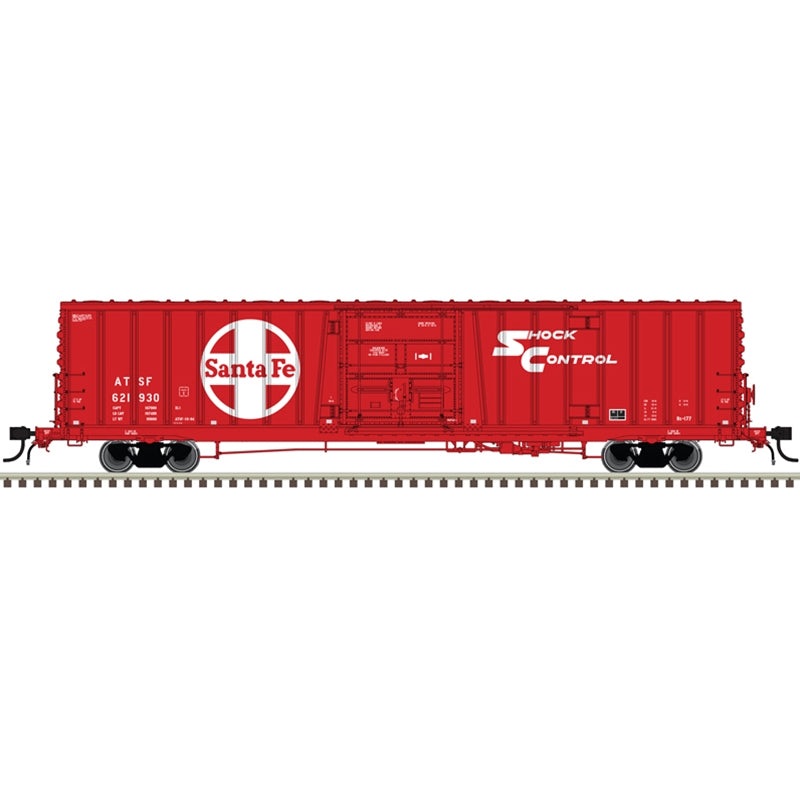 Atlas Master 20007296 HO Scale Bx-177 Boxcar Santa Fe "Shock Control" ATSF 621605