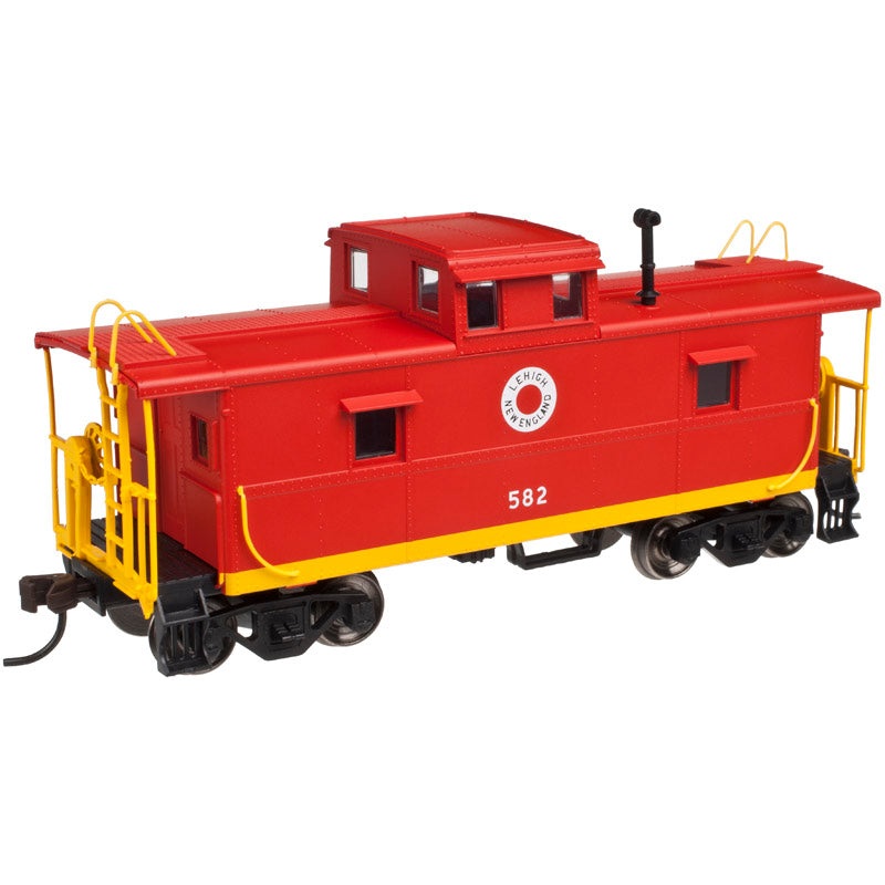 Atlas Trainman 20003024 HO Scale Center Cupola Steel CabooseLehigh New England L 582 - NOS