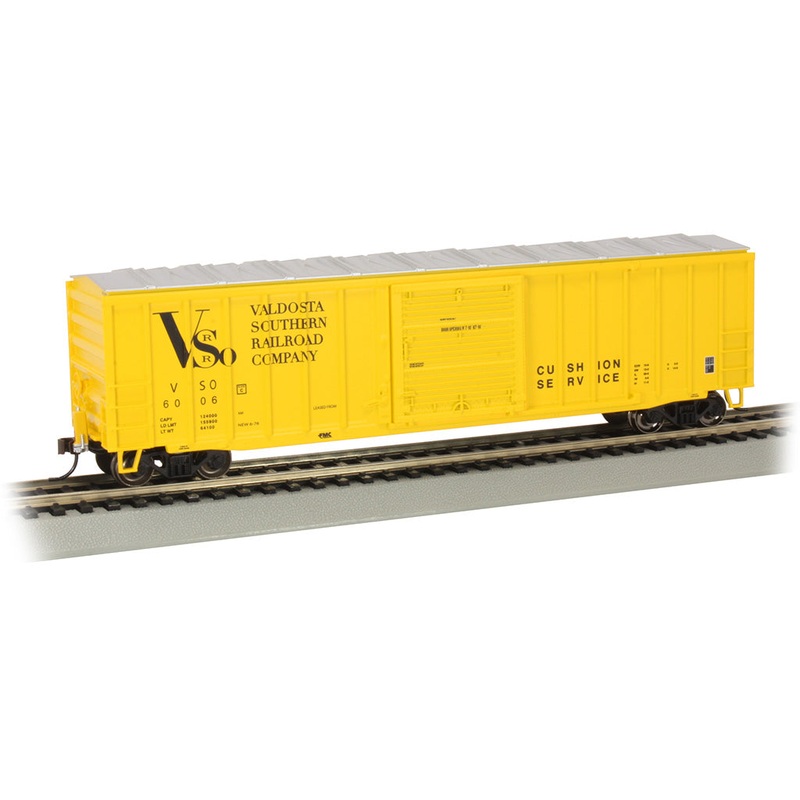 Bachmann 14909 HO Scale 50' Boxcar with EOT Valdosta Southern VS 6006