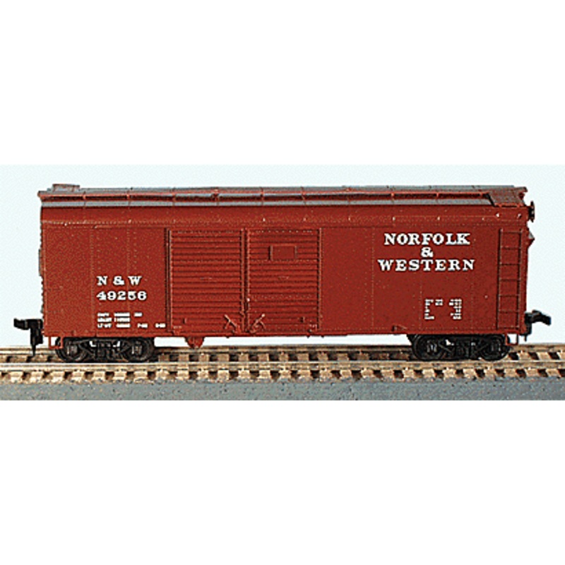 Bowser 55346 HO Scale 40' X31 Round Roof Boxcar Kit Norfolk & Western N&W #'s Vary - NOS