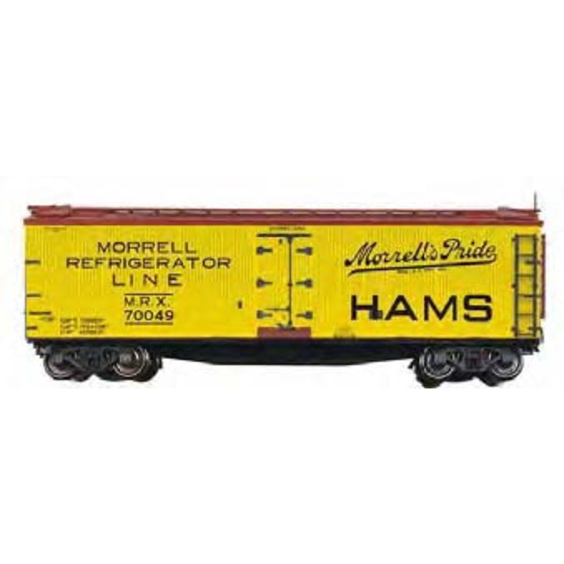 Branchline Trains 1318 HO Scale 40' Wood Reefer Kit Morrell Hams MRX #'s Vary - NOS