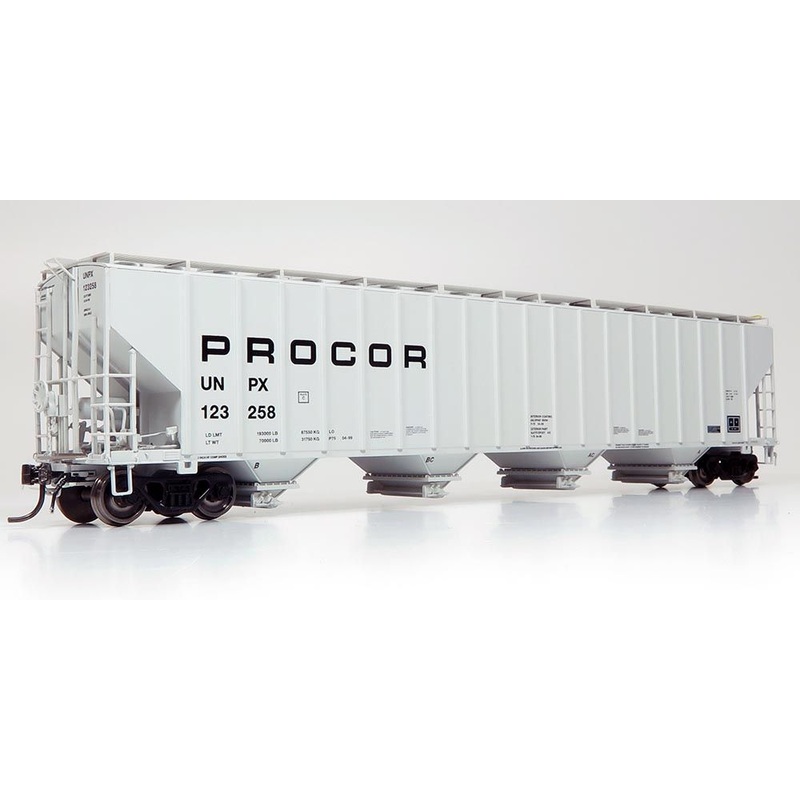 Rapido Trains 157006A HO Scale Procor 5820 Covered Hopper "Mid" UNPX #'s Vary