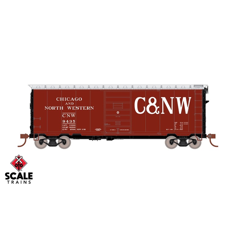 ScaleTrains Kit Classics 1232 HO Scale PS-1 Boxcar Chicago & North Western C&NW 9509