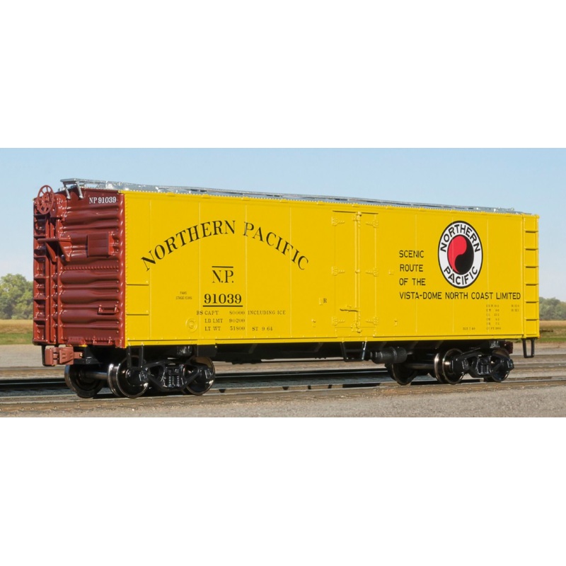ScaleTrains Kit Classics 1256 40' Steel Reefer Northern Pacific NP 91441