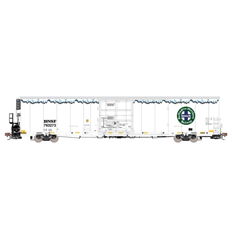ScaleTrains Rivet 38948 HO Scale 82 7883 Reefer ( Late Thermo King) BNSF 793383 with Sound