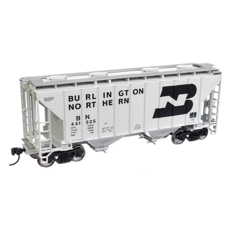 Walthers Mainline 910-7976 HO Scale 37' 2980 Cu-Ft 2-Bay Hopper Burlington Northern BN 441325