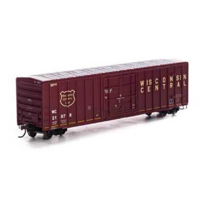 Athearn 87465 HO Scale 50' Superior Plug Door Boxcar Wisconsin Central WC 21078
