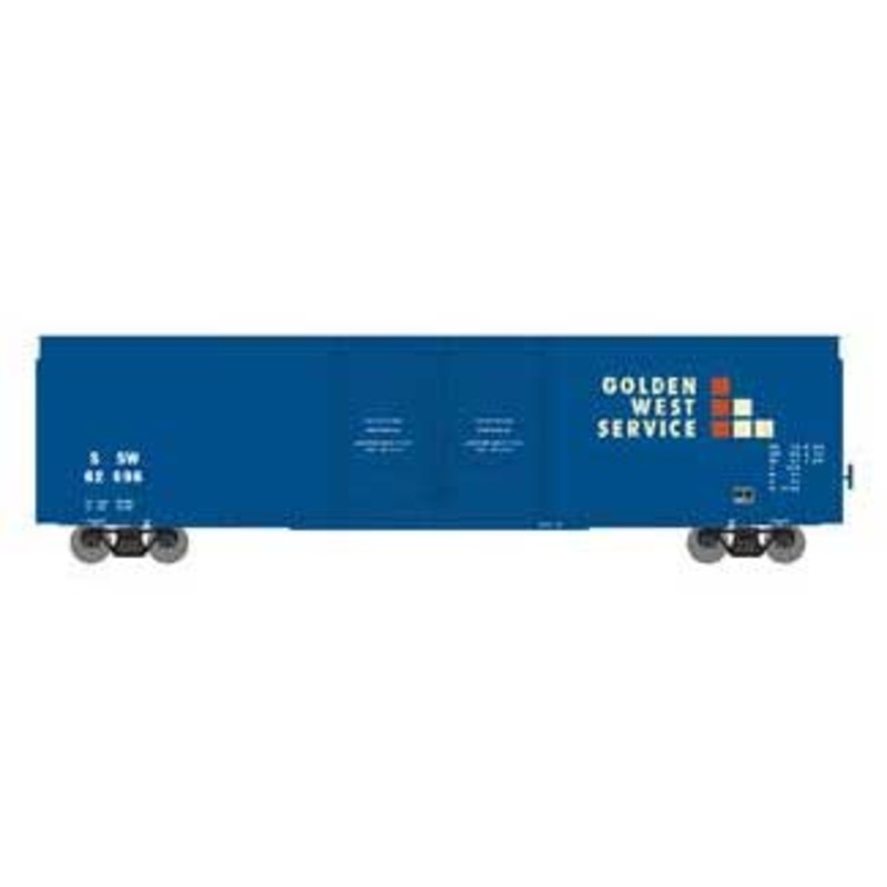 Athearn 90520 HO Scale 60' Hi-Cube Boxcar Double Door Boxcar Golden West SSW 62696