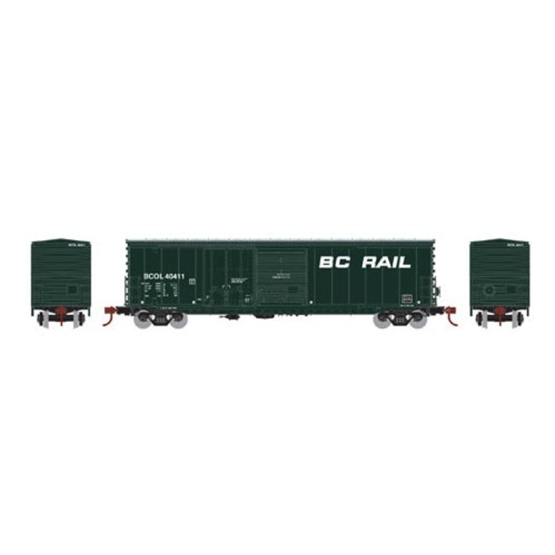 Athearn HO Scale 89531 50' Combo Door Boxcar British Columbia Railway BCOL #40411