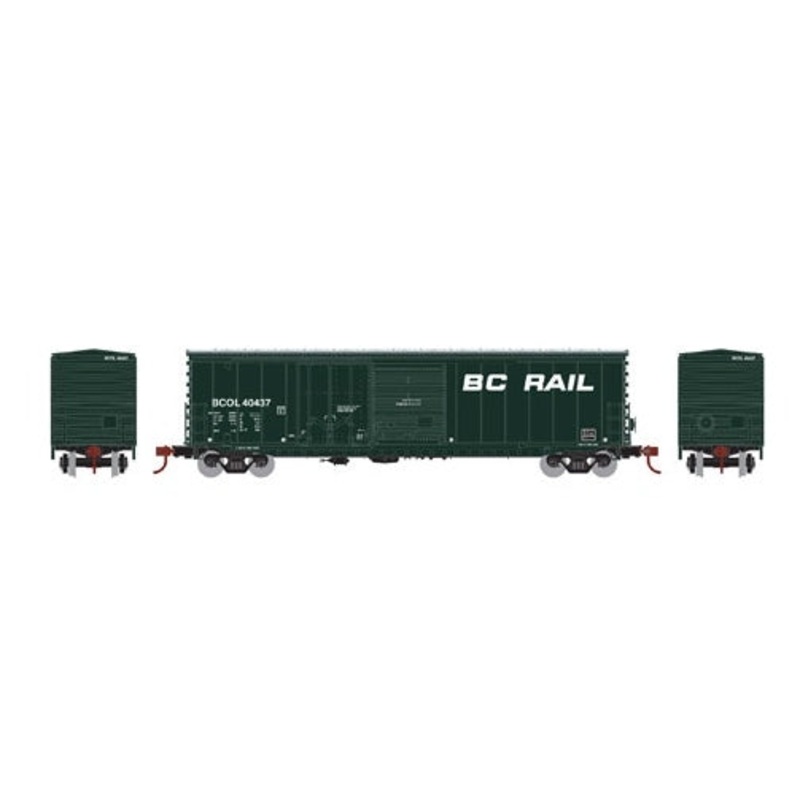 Athearn HO Scale 89532 50' Combo Door Boxcar British Columbia Railway BCOL #40437