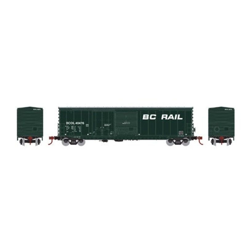 Athearn HO Scale 89533 50' Combo Door Boxcar British Columbia Railway BCOL #40476
