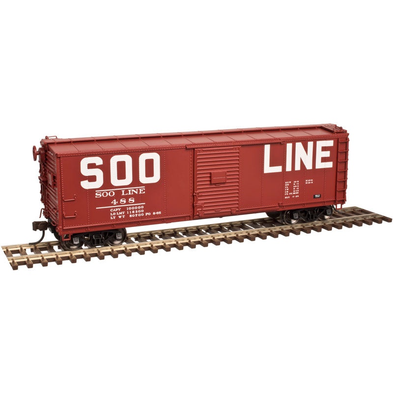 Atlas 20004350 HO Scale USRA 40' Steel Boxcar SOO Line 488