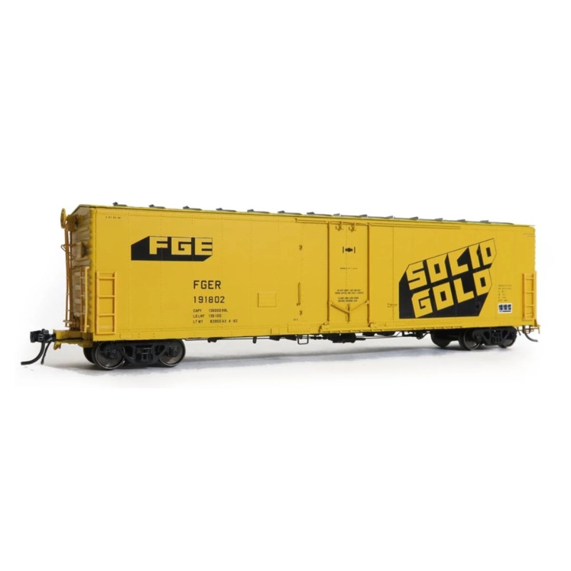 Moloco 33010-03 HO Scale FGE 50' RBL Boxcar Fruit Growers Express SOLID GOLD FGER 191794