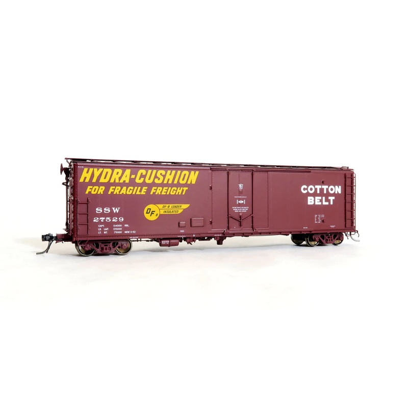 Moloco Trains 51050-05 HO Scale 50' RBL Boxcar Cotton Belt SSW 27544