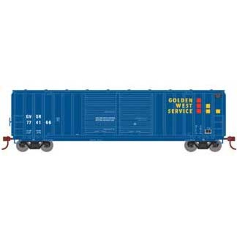 Roundhouse 1081 HO Scale 50' FMC 5283 Double Door Boxcar Golden West GWS 774166
