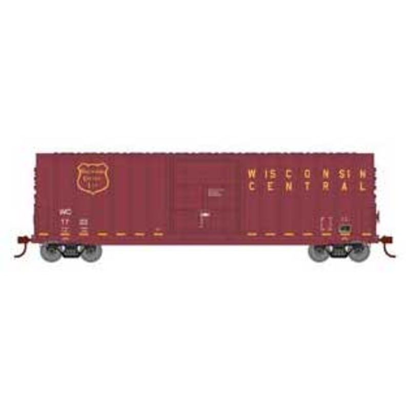 Roundhouse 1672 HO Scale 50' High Cube Plug Door Boxcar Wisconsin Central WC 1723
