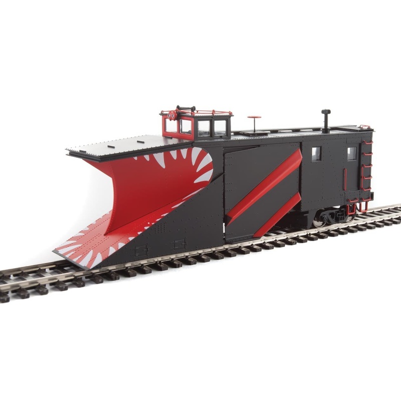 Walthers 920-110029 Russell Snowplow Black Unlettered