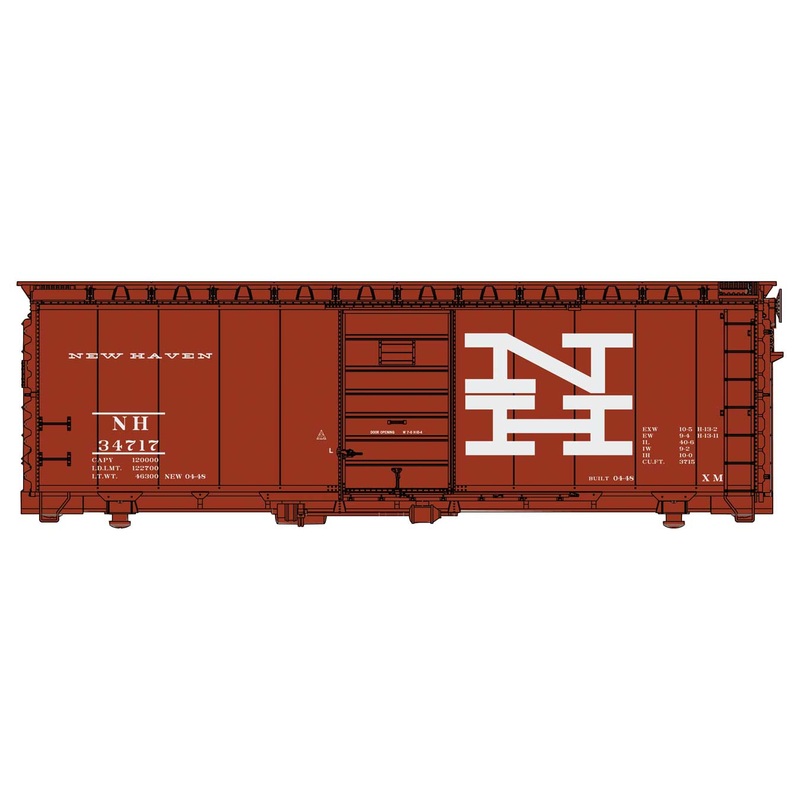 Walthers Mainline 910-1410 HO Scale PS-1 40' Boxcar New Haven 34729