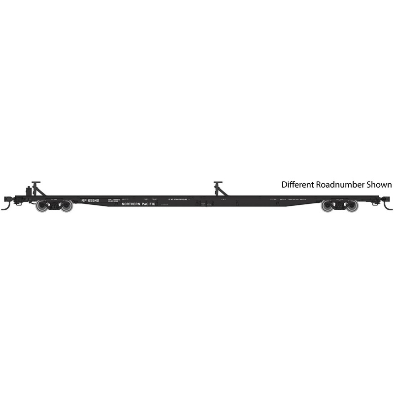Walthers Mainline 910-5488 HO Scale G85 85' Flatcar Northern Pacific NP 65566