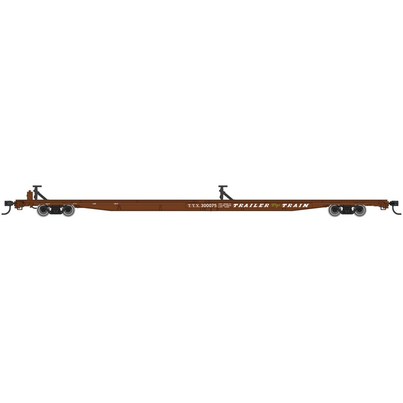 Walthers Mainline 910-5495 HO Scale G85 85' Flatcar Trailer Train TTX 300075