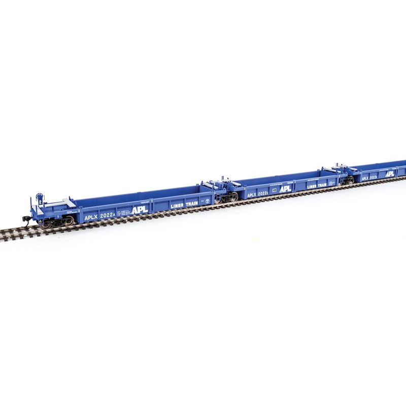 Walthers Mainline 910-55601 HO Scale 5 Unit Rebuilt 40' Well Car APL 2022