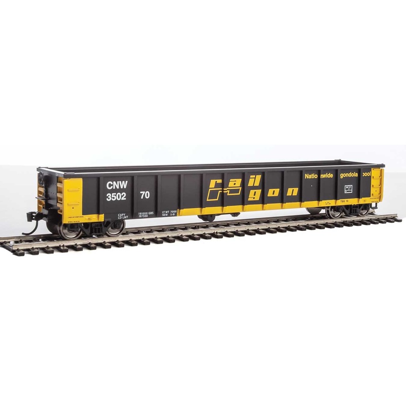 Walthers MainLine 910-6206 53' Gondola ex-Railgon Chicago NorthWestern CNW 350270