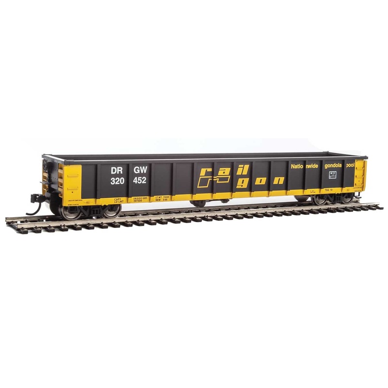Walthers MainLine 910-6216 53' Gondola ex-Railgon Denver & Rio Grande D&RGW 320452