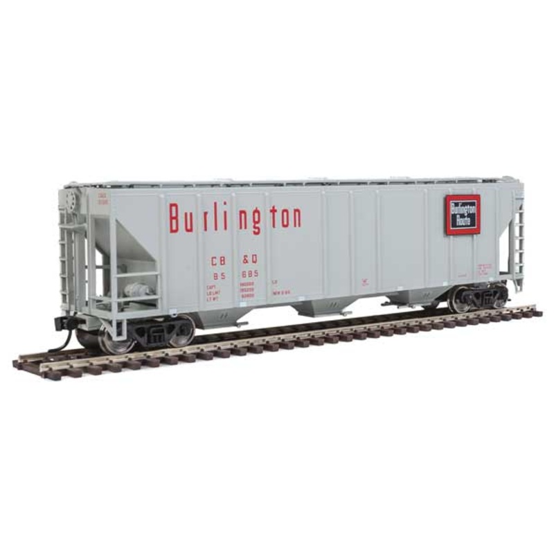 Walthers Mainline 910-7253 HO Scale PS 4427 Covered Hopper Chicago Burlington & Quincy CB&Q 85685