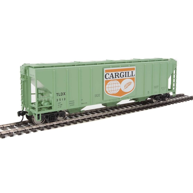 Walthers Mainline 910-7455 HO Scale 50' PS-2 CD 4427 Covered Hopper Cargill TLDX 2512