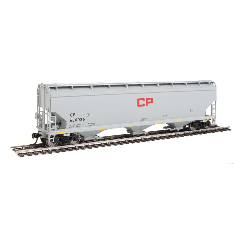 Walthers Mainline 910-7634 HO Scale 60' NSC 5150 3 Bay Covered Hopper Canadian Pacific CP 650026