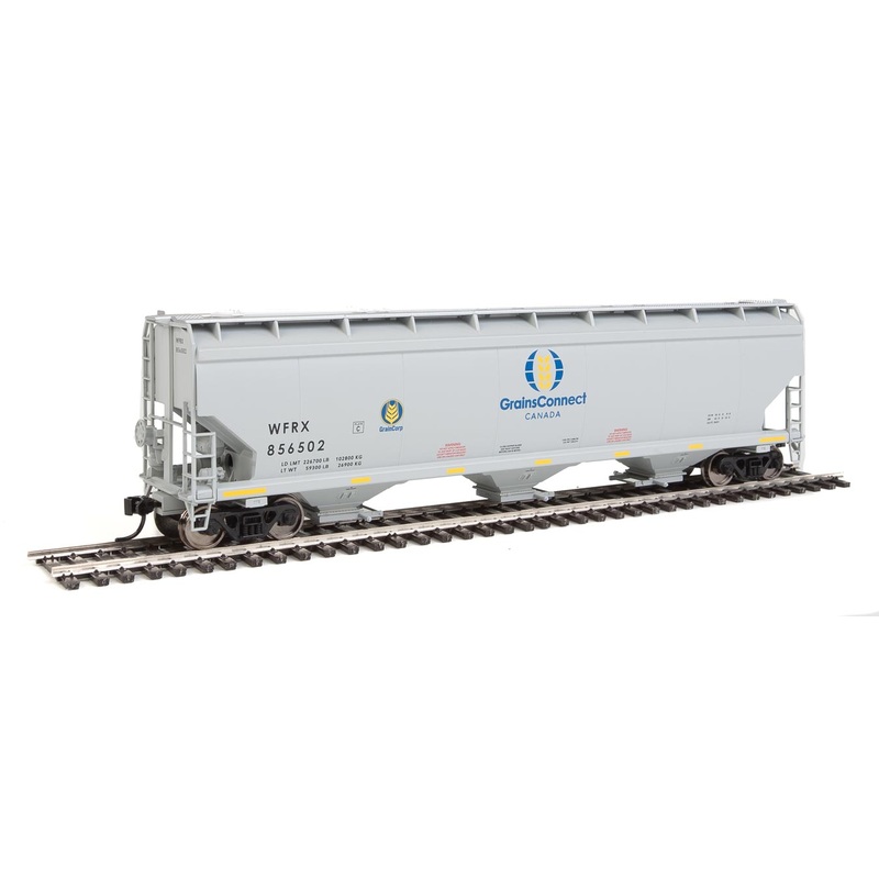 Walthers Mainline 910-7646 HO Scale 60' NSC 5150 3 Bay Covered Hopper Grain Connect WFRX 856502