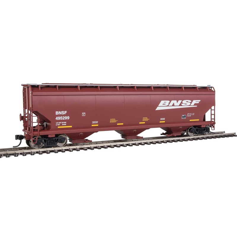 Walthers Mainline 910-7664 HO Scale 60' NSC 5150 3 Bay Covered Hopper BNSF 495299